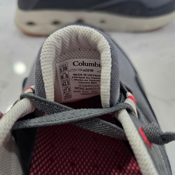 Columbia Mens PFG Bahama Vent Loco Relaxed II Boat Shoes Grey Size 9.5W - Picture 7 of 9